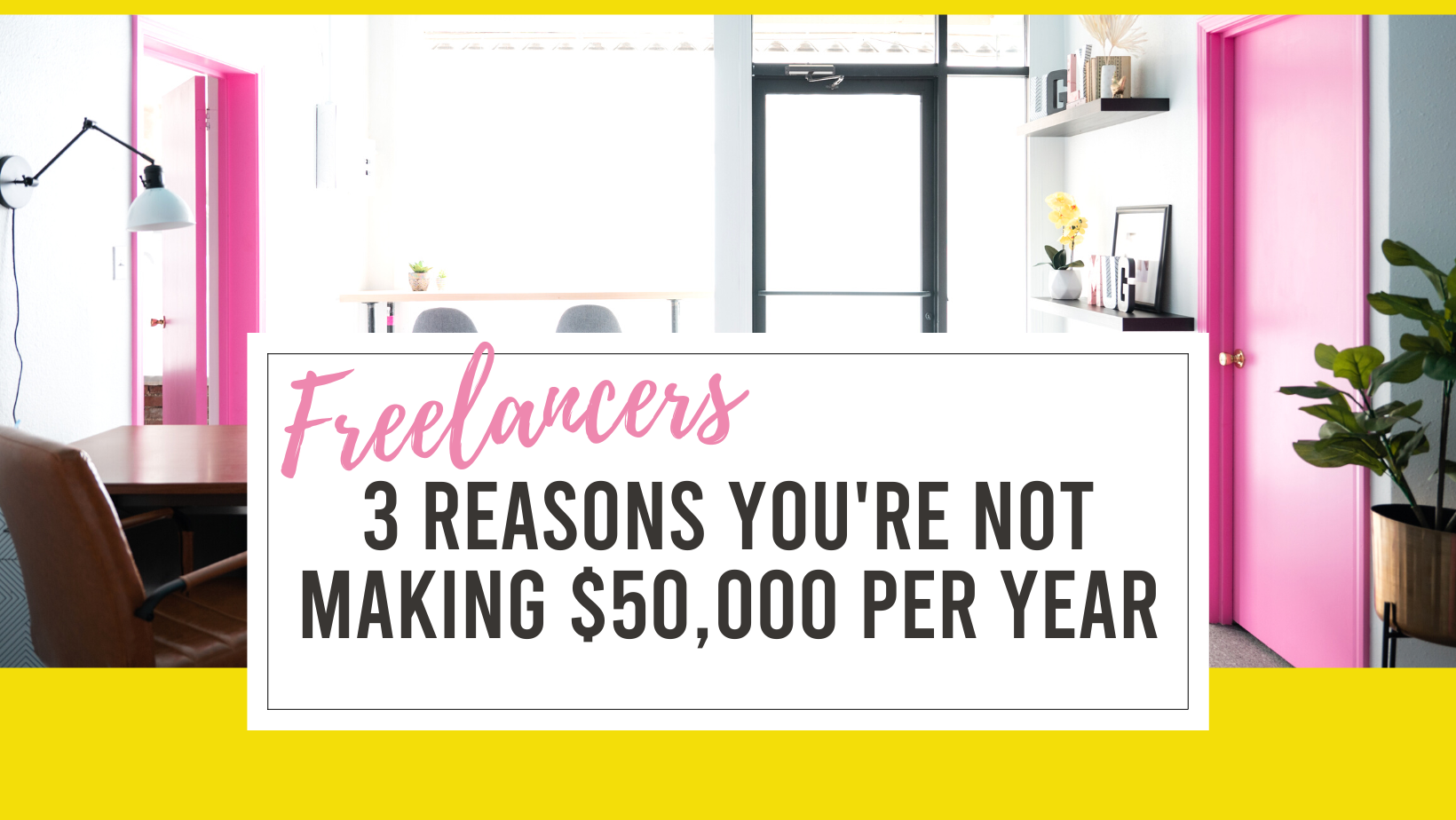 3 reasons why most freelancers struggle to make more than $50,000 a year 👇👇
